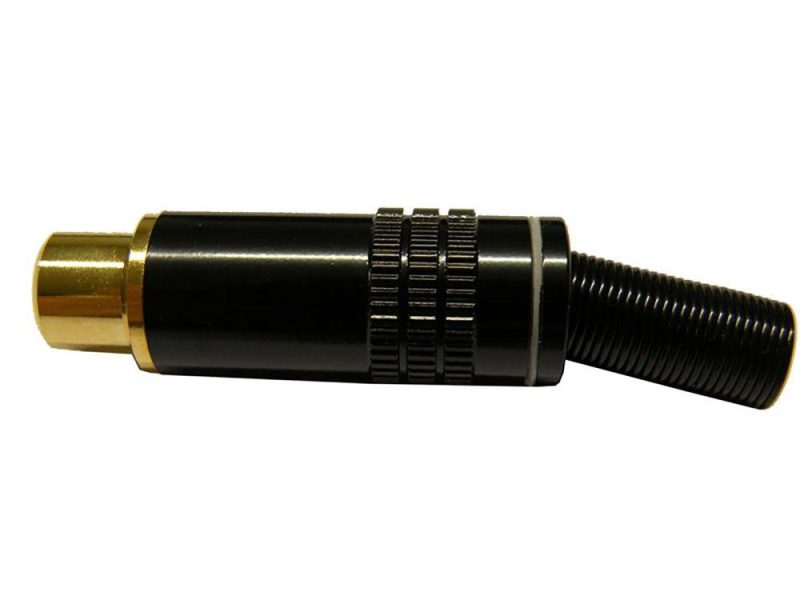 Audio and Video | White Line RCA Female Connector 6 mm Gold Audio & Video Audio & Video